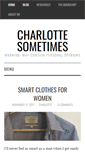 Mobile Screenshot of charlottesometimes.co.uk